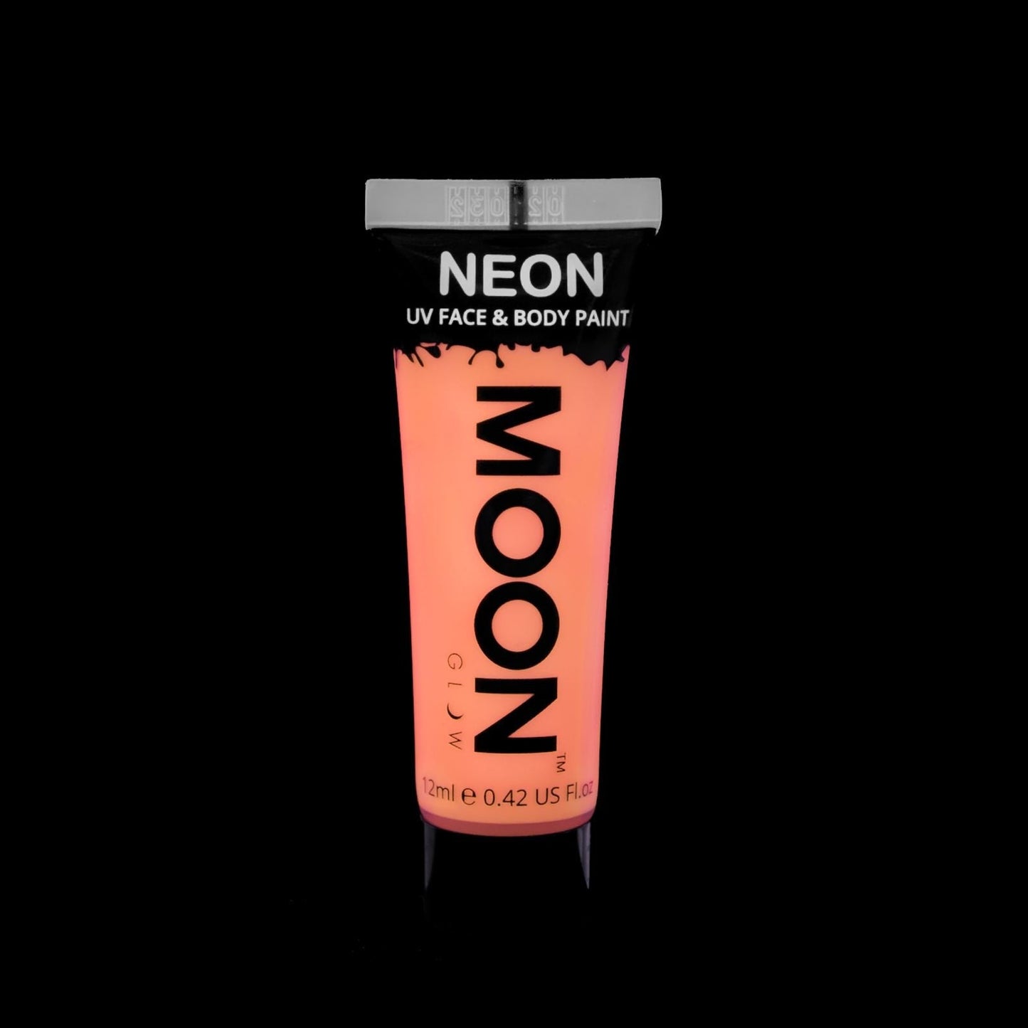 Moon Glow - 0.42oz Blacklight Neon UV Face & Body Paint - Pastel Orange