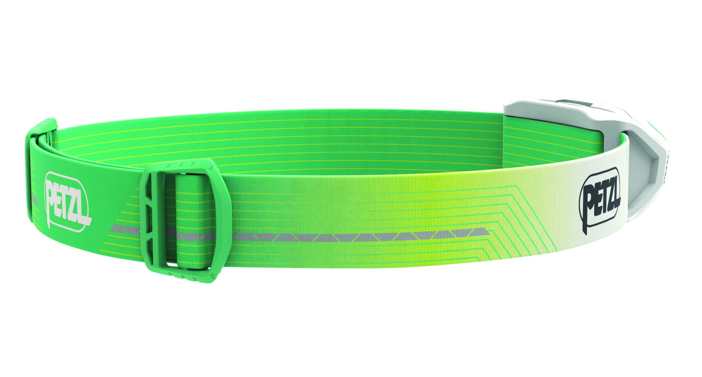 PETZL ACTIK CORE Headlamp - 600 Lumen Rechargeable Light - Green - One Size - Model E065AA02