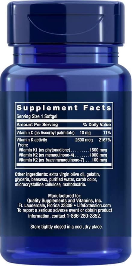 Super K with Advanced K2 Complex - 90 ct