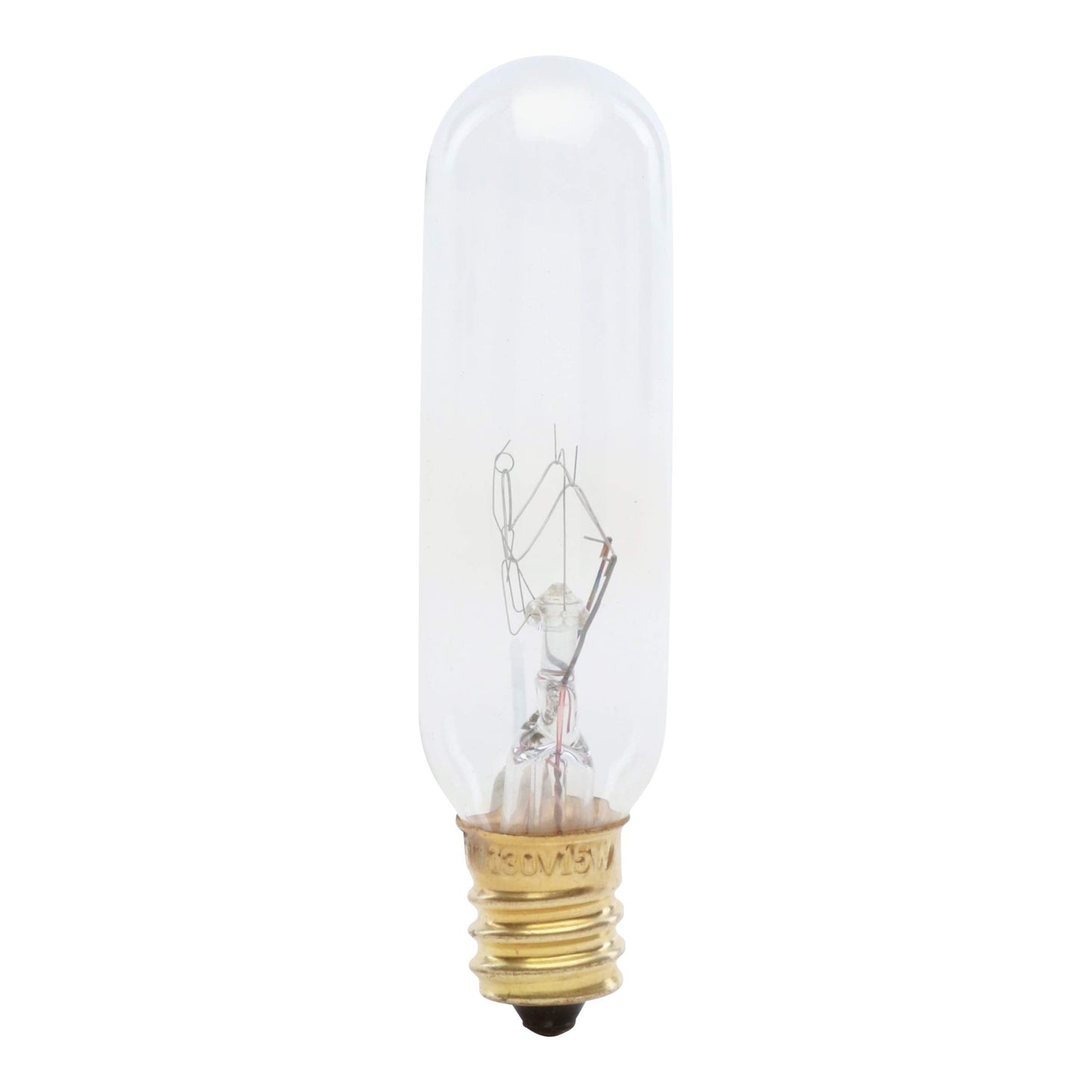 Feit Electric 15W T6 Incandescent Bulb, Candelabra Base, Soft White, 2.9 L X 0.7 D, Model Bp15T6-