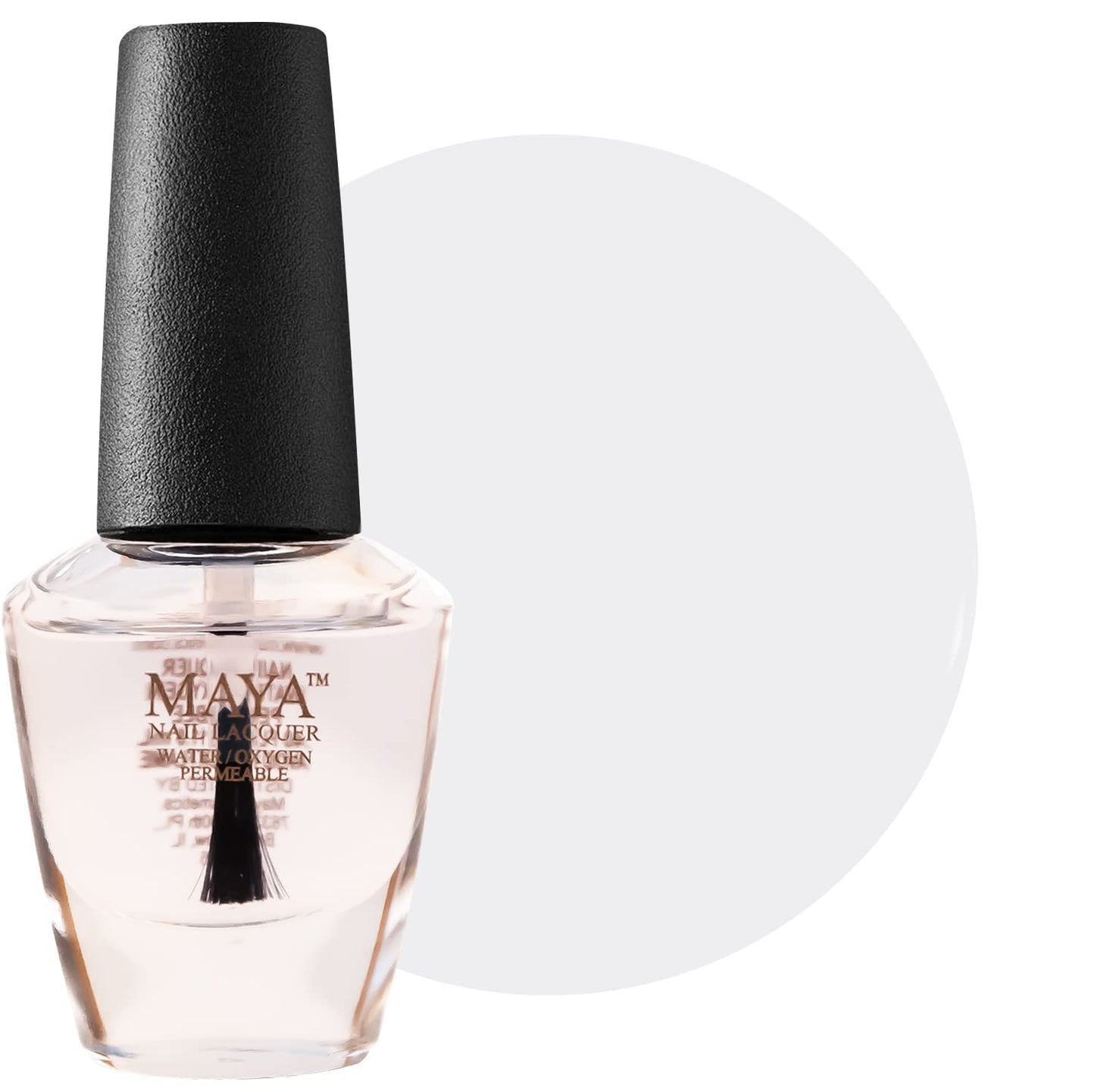 MAYA Nail Lacquer (Top Coat). Breathable, Made in the USA, and 9-FREE