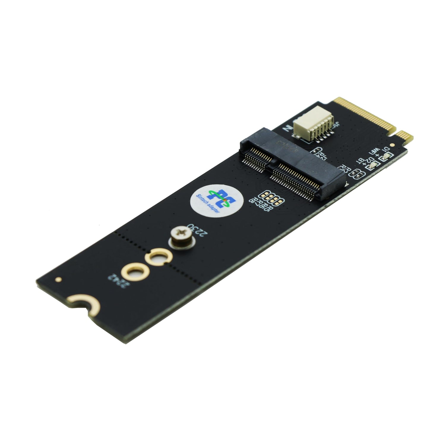 Sintech M.2 M-Key M.2 A/E Key,Ngff Key-E Card To M.2 Key M Adapter Card Compatible With Intel 7260,8260,9260