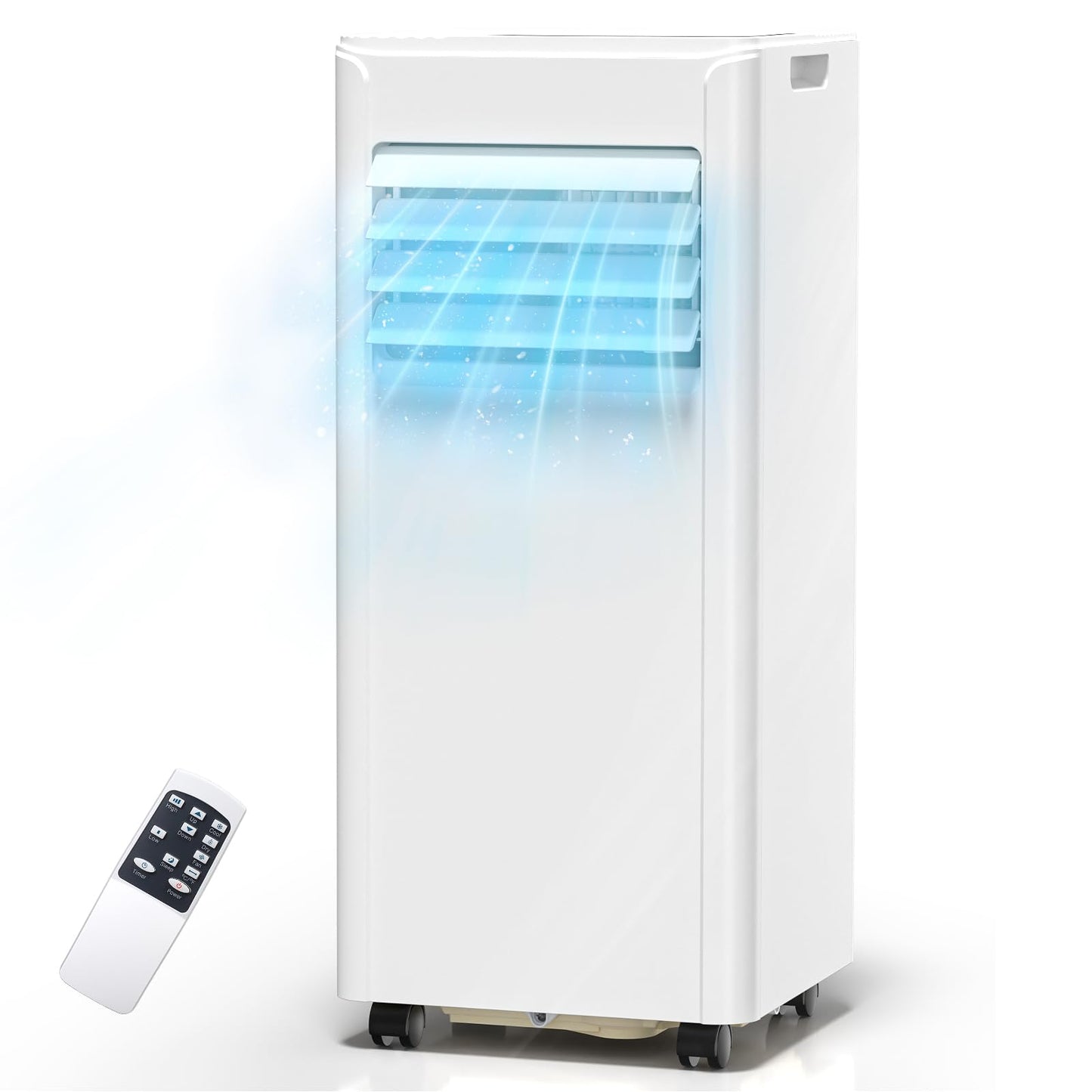 Zafro 10000 Btu Portable Air Conditioner Cools Up To 450 Sq. Ft., Remote Control, Led Display, 3-In-1 Modes Portable Ac Units Wi