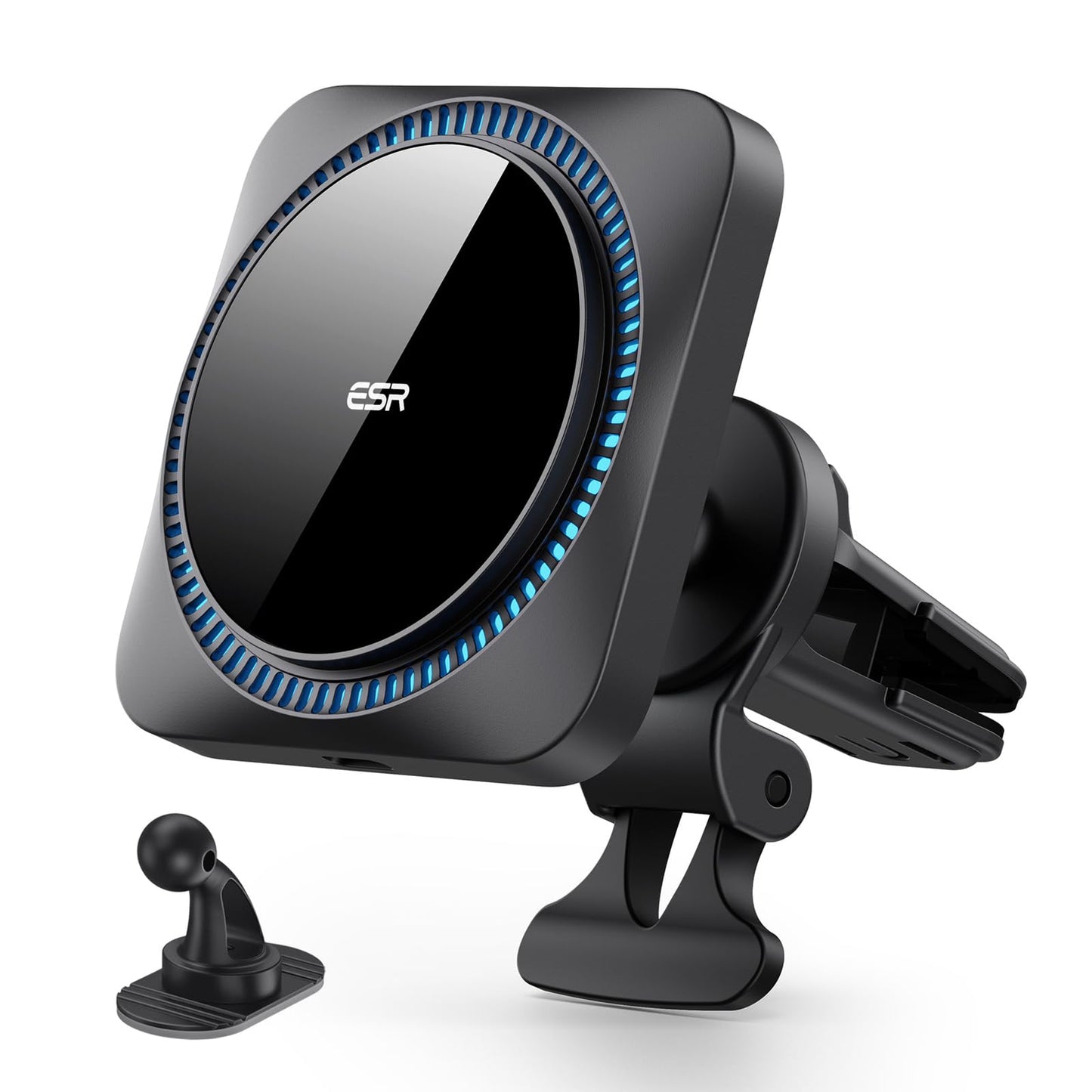 Esr For Magsafe Car Mount Charger With Cryoboost, Phone Cooling Magsafe Car Charger, Magnetic Wireless Car Charging, Air Vent/Da