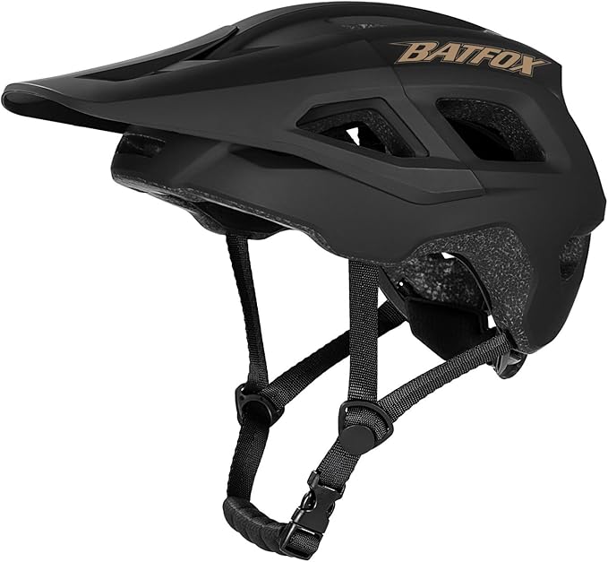 BATFOX NTA 8776 E-Bike & Mountain Bike Helmet for Adults Youth, E-MTB Cycling Helmet for Men Women (52-60CM)