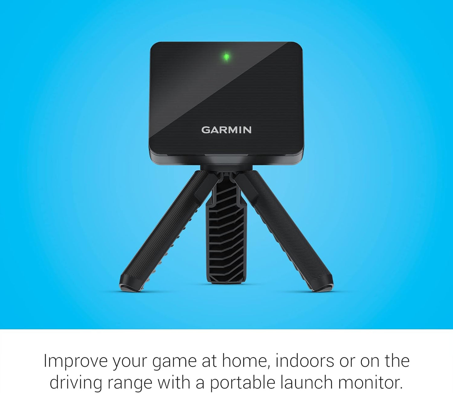 Garmin Approach R10 Portable Golf Launch Monitor | Take Your Game Home or Practice at The Driving Range | Track Metrics, Record Video or Play 43,000+ Courses with Signature Series Golf Towel