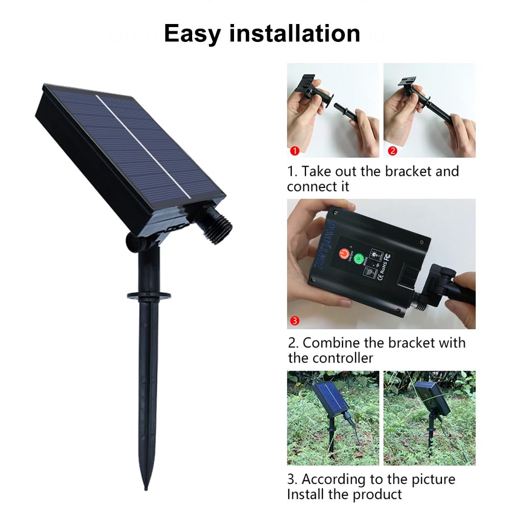 Solar Led Strip Lights Outdoor Waterproof 9.8Ft White Solar Powered Strip Lights With Remote Timer 8 Lighting Modes Ip65 Waterproof Strip Lights For Step Gazebo Balcony Outdoor Bar Garden Decor