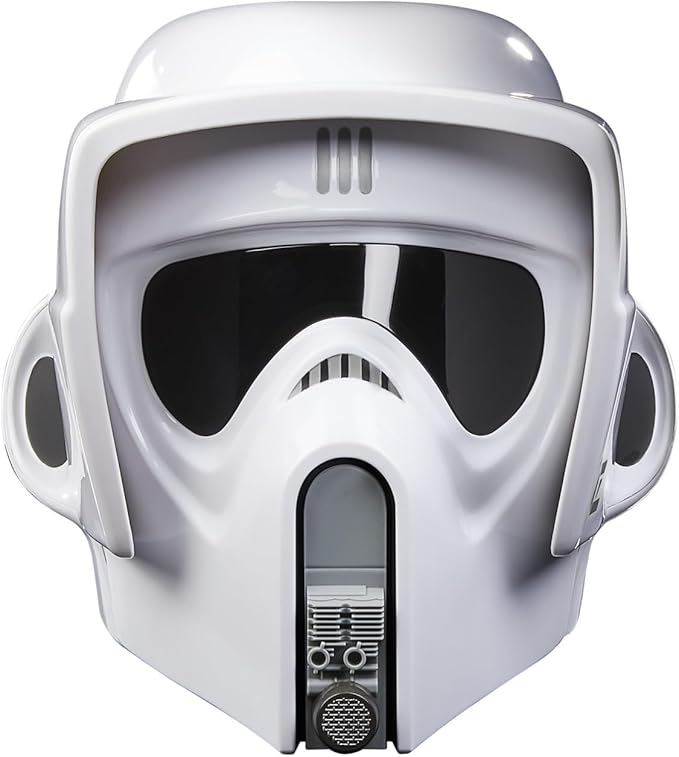 STAR WARS The Black Series Scout Trooper Premium Electronic Helmet with Sound Effects, Return of the Jedi Adult Roleplay Item