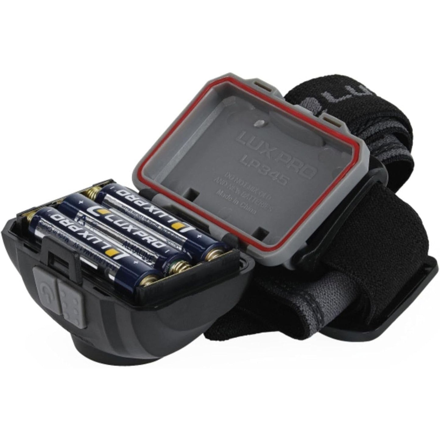 Luxpro Lp345V2 Led Headlamp - 300 Lumen, Ipx4 Waterproof, 6 Light Modes, Adjustable Headband, Black, Batteries Included, 4 Pack