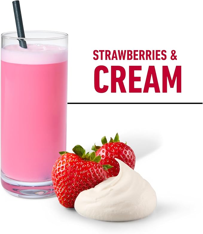 Isopure Zero Carb 100% Pure Whey Isolate Protein Powder, Lactose Free, Gluten Free, With Vitamins, Strawberries & Cream, 25g Protein Per Serving, 3 Lbs, 44 Servings (Packaging May Vary)