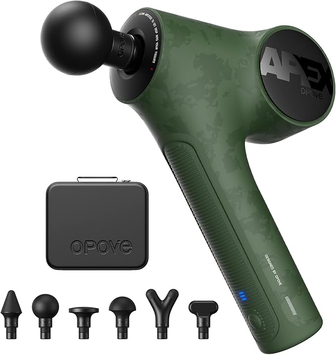 opove Massage Gun Fascia Percussive Muscle Massager 14.5mm for Back Pain Relief Workout Recovery in Gym Home Office Daily ...