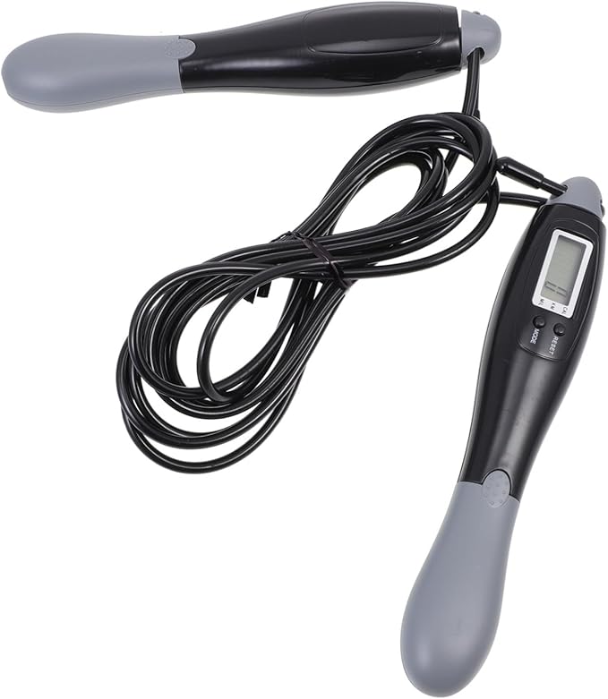 MUSISALY Smart Counting Jump Rope for Adults Steel Wire Skipping Rope with Digital Counter for Fitness Training and Weight...