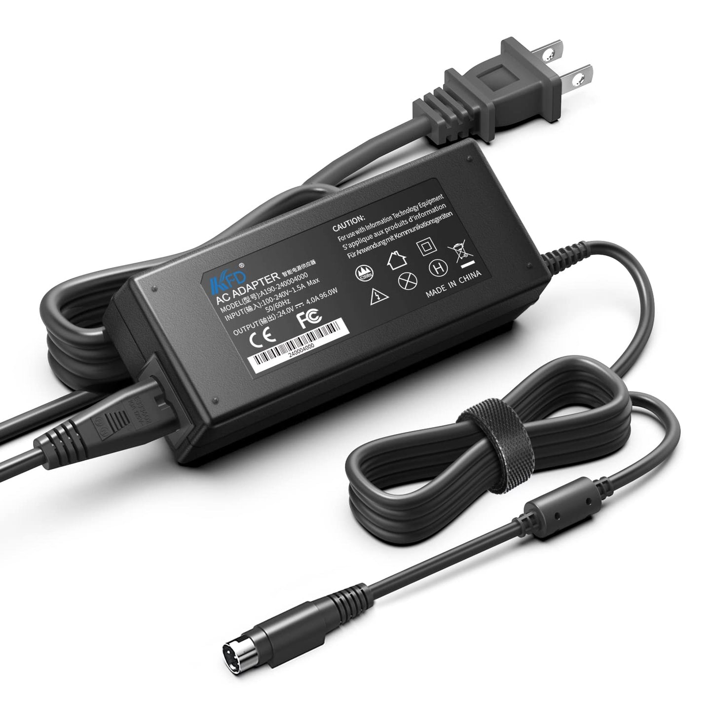 KFD 24V 90W AC Adapter Compatible with Resmed S9 Power Cord ResMed S9 Series CPAP and BiPAP Machines ResMed S9 Elite/Escapte Auto/Escape/AutoSet VPAP S BiLevel Series ResMed S9 Power Supply Charger