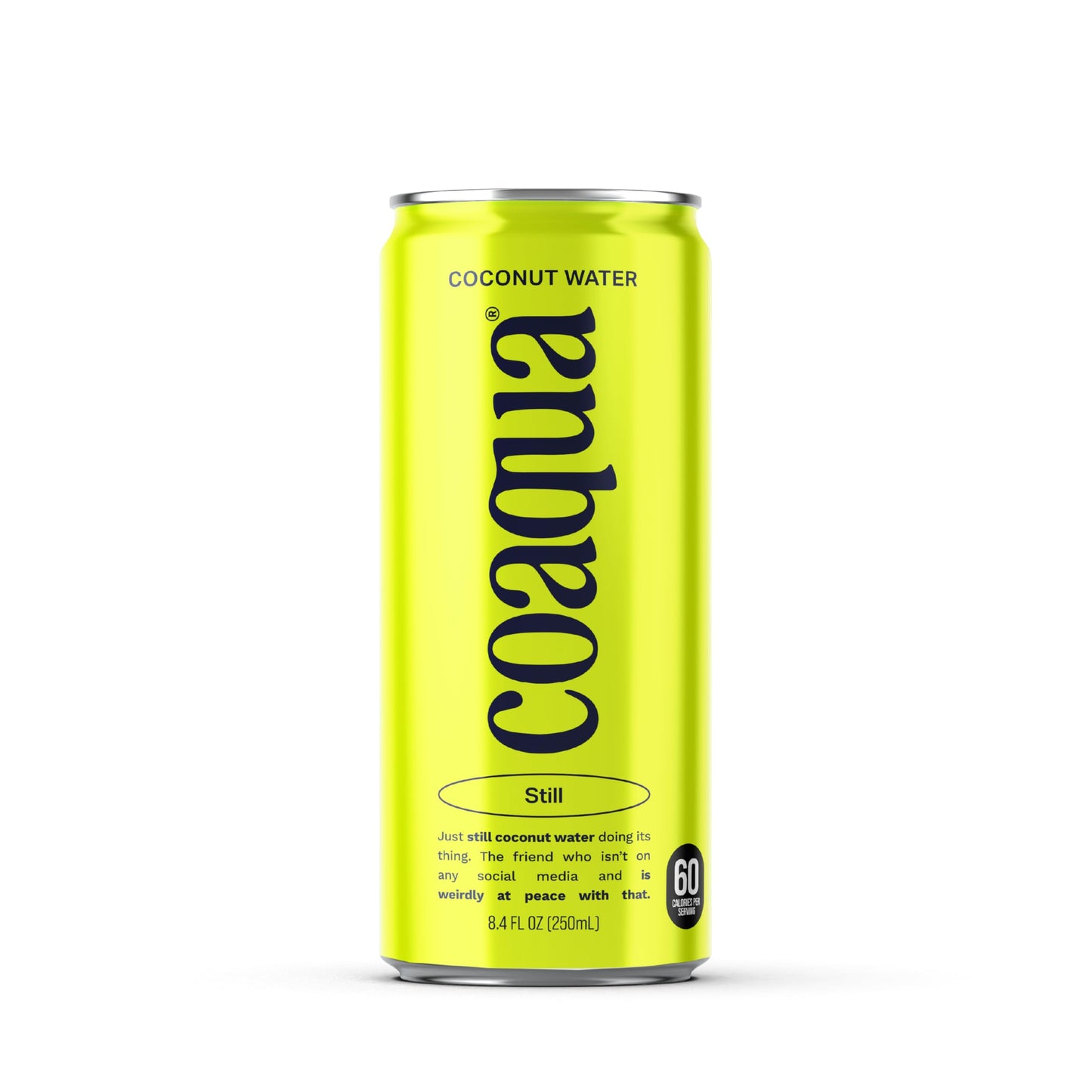 Coaqua Coconut Water  24 Pack  Natural Electrolytes for Hydration  Naturally Sweet Electrolyte Drink Potassium  Pure Coconut Water Not from Concentrate  Fat Free  Low Sugar  8.4 Fl Oz Cans