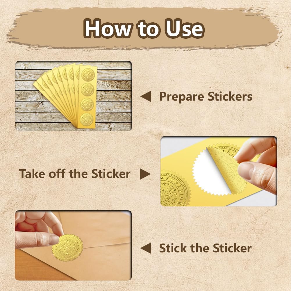 Peacoblue Gold Foil Stickers Seals Embossed 2 Inch 100Pcs Thank You witn Lemon Pattern, Self Adhesive Gold Around Embossing Sticker for Thanks Gift Card Envelope Seal Present Invitation Decoration