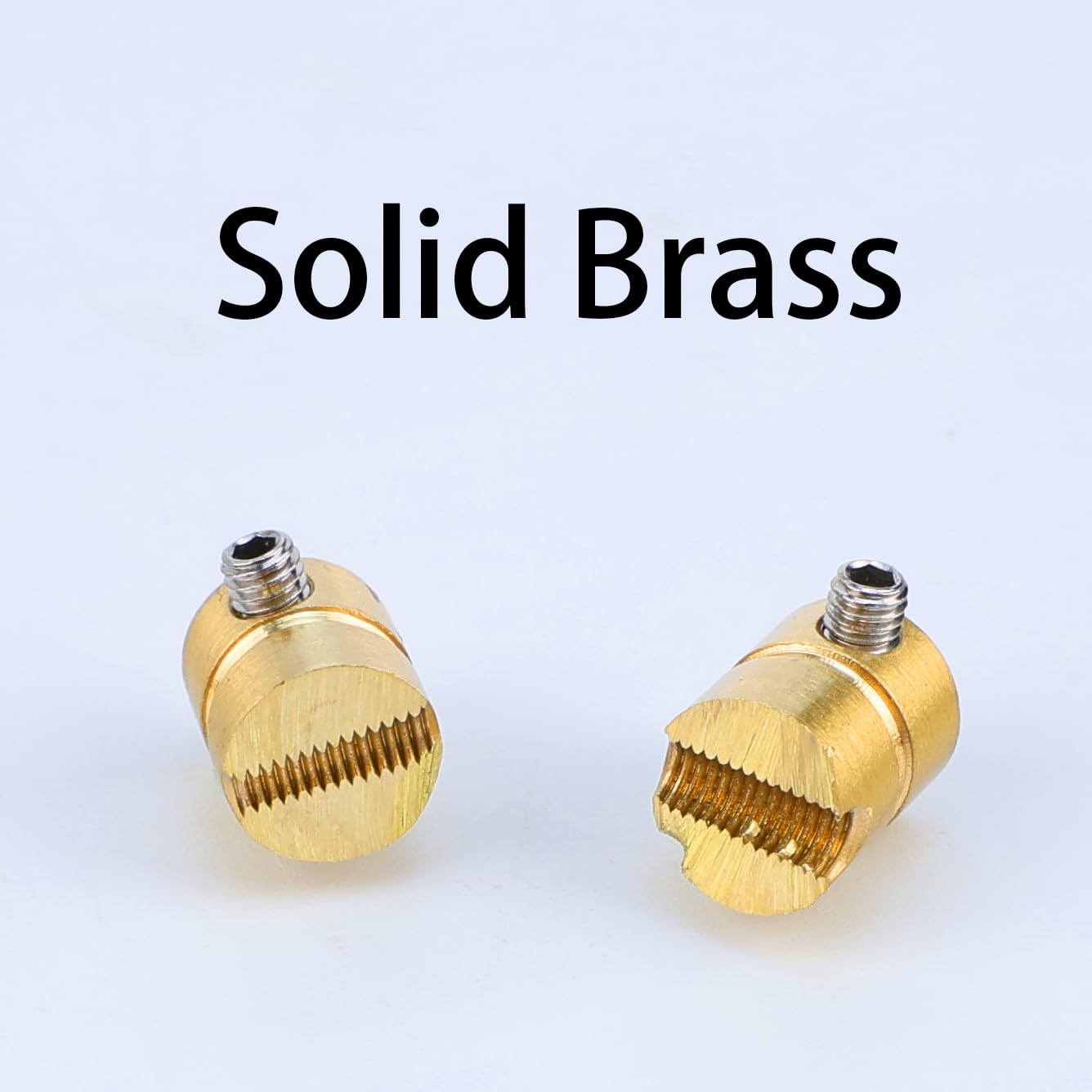 Ovsal 3-Pack Electric Guitar Brass Saddles 10.8Mm Brass Guitar Bridge Saddles Compatible With Vintage Style Fender Telecaster Te