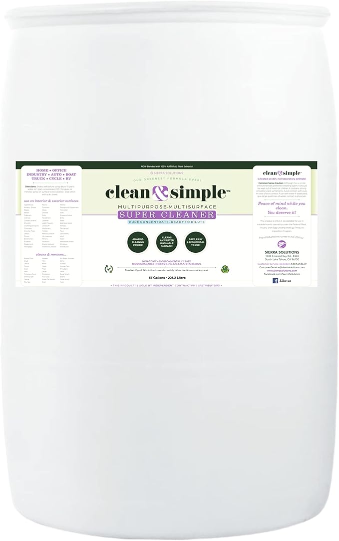 All-Purpose | Household Cleaner | clean & simple™ SUPER CLEANER concentrate