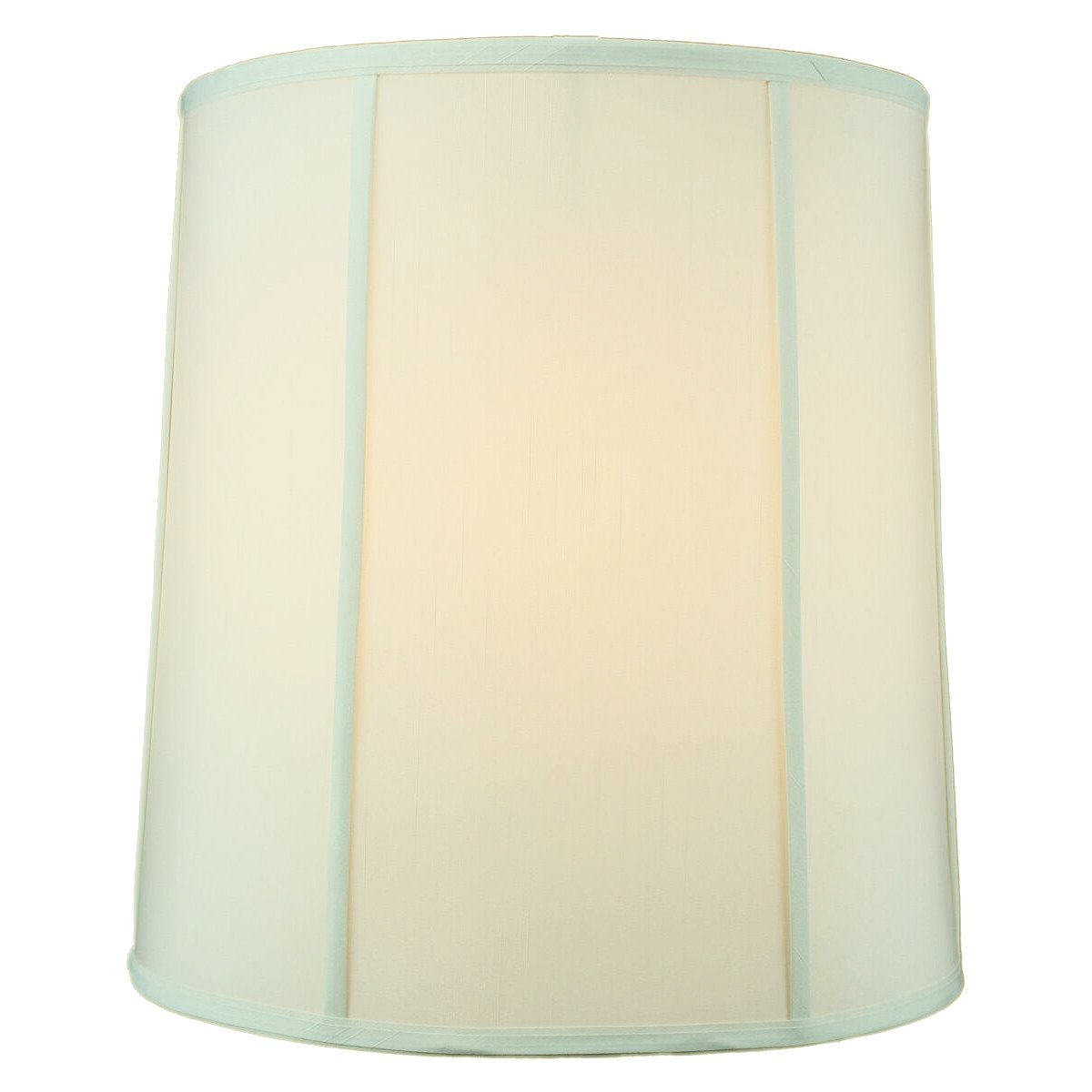 Homeconcept Prestige Tall Drum Lampshade, 14X16X17, Eggshell Silk, Model 141617Dres, Cylinder Replacement For Table Lamps