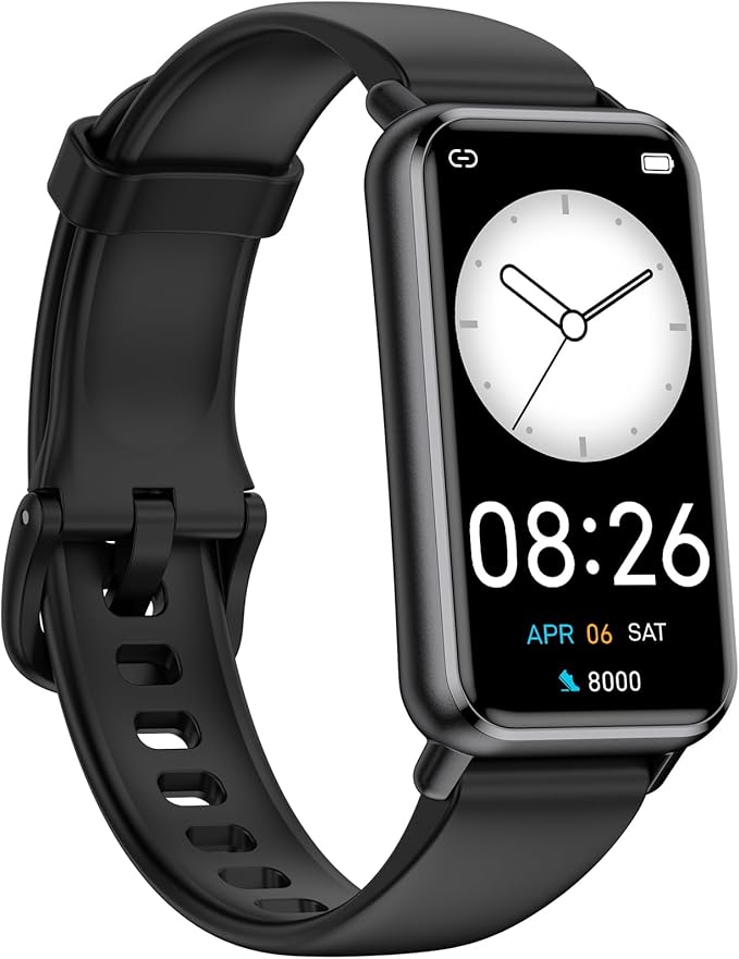 Long Battery Pedometer Watch 14 Days Battery Life, Slim Design No App/Phone Required Fitness Tracker, 50 Meters Waterproof...