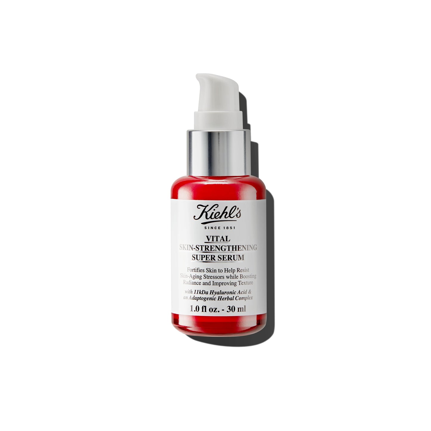Kiehl's Vital Skin-Strengthening Hyaluronic Acid Super Serum, Boosts Radiance & Smooths Fine Lines, Improves & Renews Skin Textu