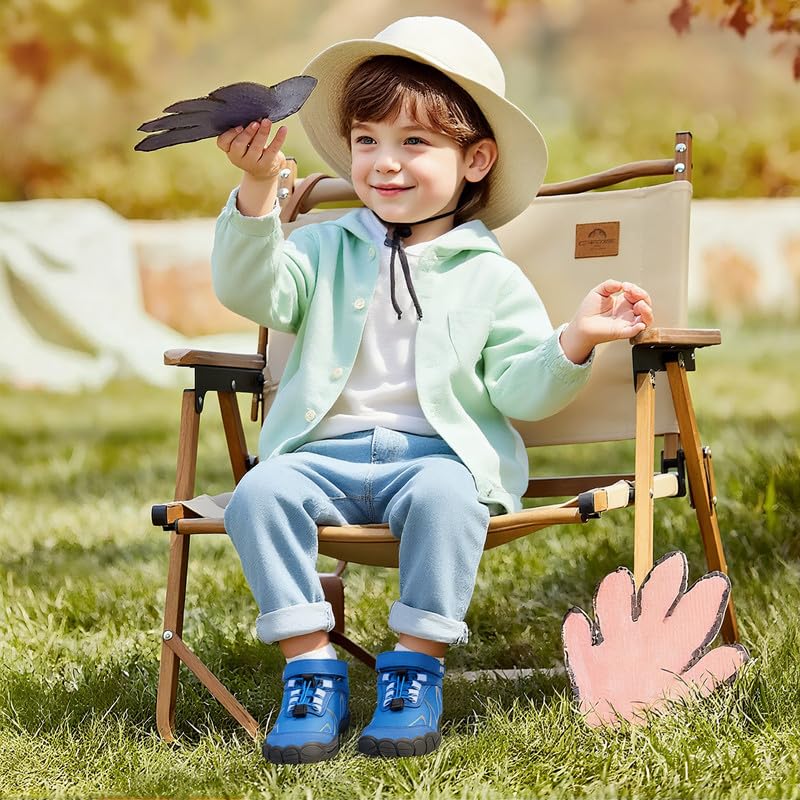 Hi-Y2Kgirls Kids Hiking Boots, Toddler Hiking Shoes Boys Girls Non-Slip Anti Collision Athletic Trekking Walking Boots for...