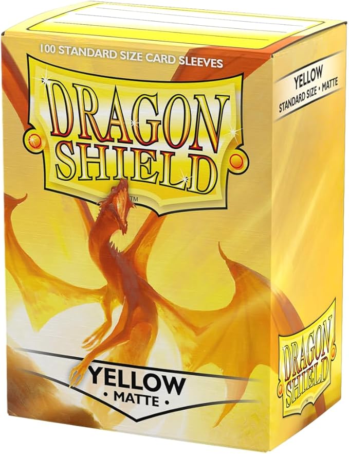 Dragon Shield | Standard Size Card Matte Sleeves | 100 CT - Smooth & Tough Premium TCG Sleeves | Compatible with Pokemon, ...