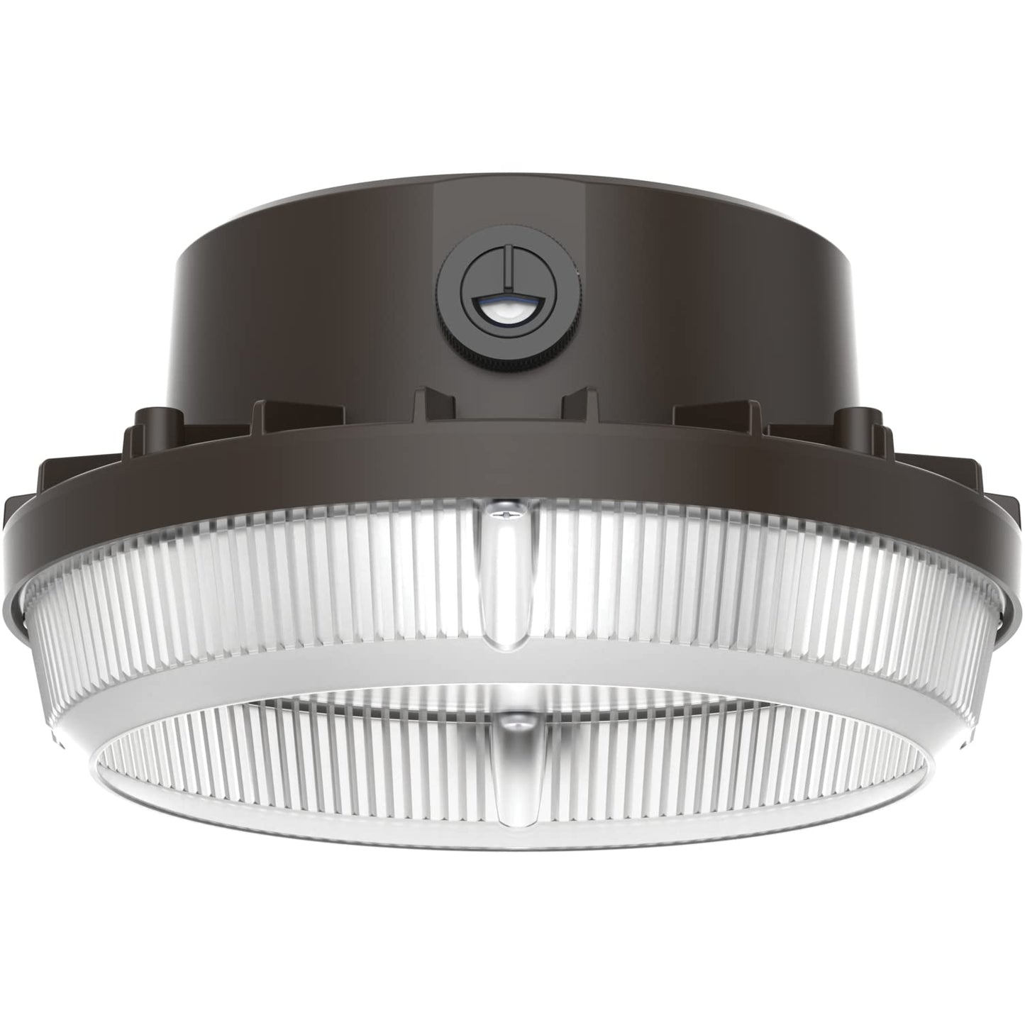 Lithonia Lighting Barnguard Led Barn Light  Dusk To Dawn Outdoor Lighting  4000K Cool White  Wall Or Pole Mountable Yard Light Fixture  120V  Aluminum  Dark Bronze