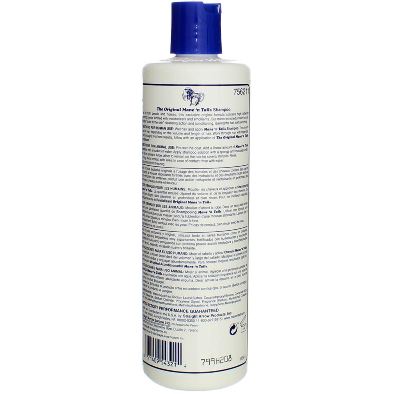 Mane 'n Tail & Body Shampoo for Shiny & MANAGEABLE Hair 12 oz For Horses and Humans