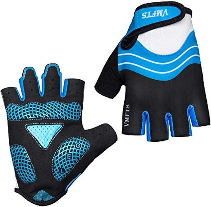 VMFTS Cycling Gloves Gel Pading Sporting Glove Fingerless and Full Finger Gloves for Fitness Weightlifting Racing Training...