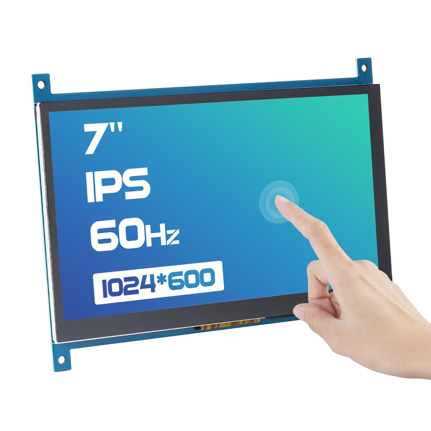 Sunfounder 7 Inch Touchscreen For Raspberry Pi 4 Display Hdmi 1024  600 Usb Ips Lcd Screen Display Monitor For Raspberry Pi 5,40