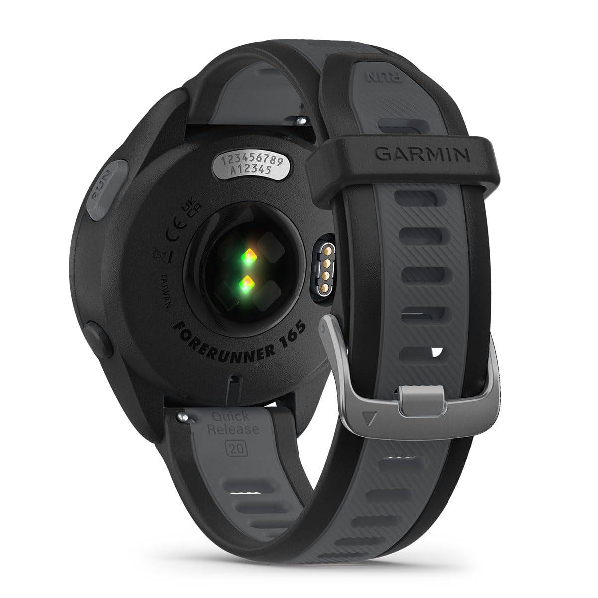 PlayBetter Garmin Forerunner 165 (Black/Slate Gray) Running GPS Smartwatch Bundle - AMOLED Touchscreen, 11-Day Battery, Training & Recovery Wireless Running Earbuds
