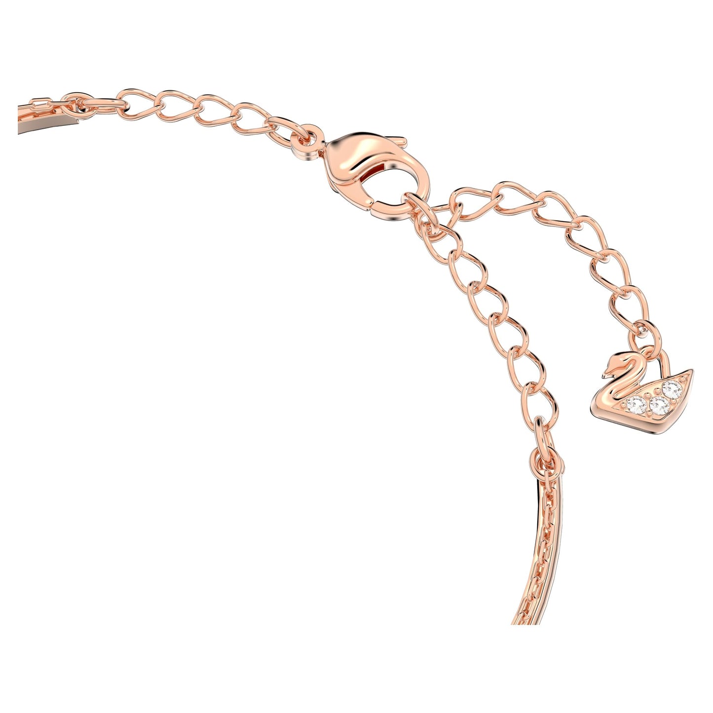 Swarovski Sublima Bangle Bracelet, Rose Gold Tone Finish, Clear Crystals