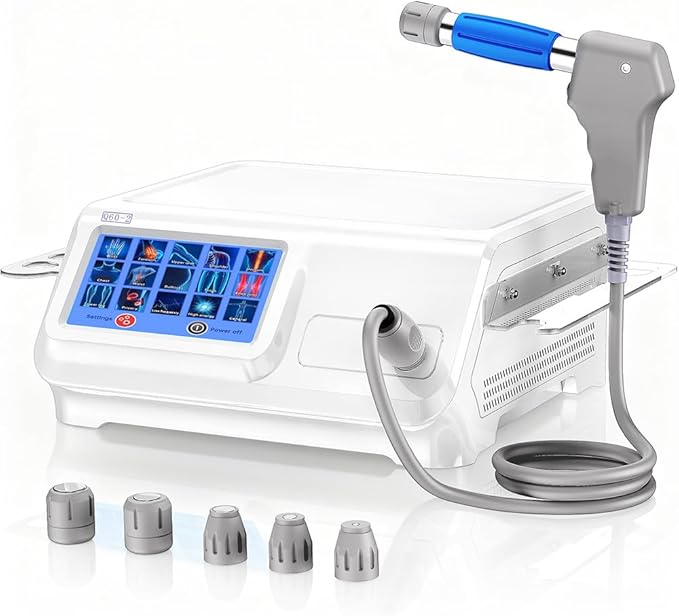 Kalecope 2026 upgraded Shockwave Therapy Machine Extracorporeal Physiotherapy Device for Pain Relief Deep Tissue Massager ...