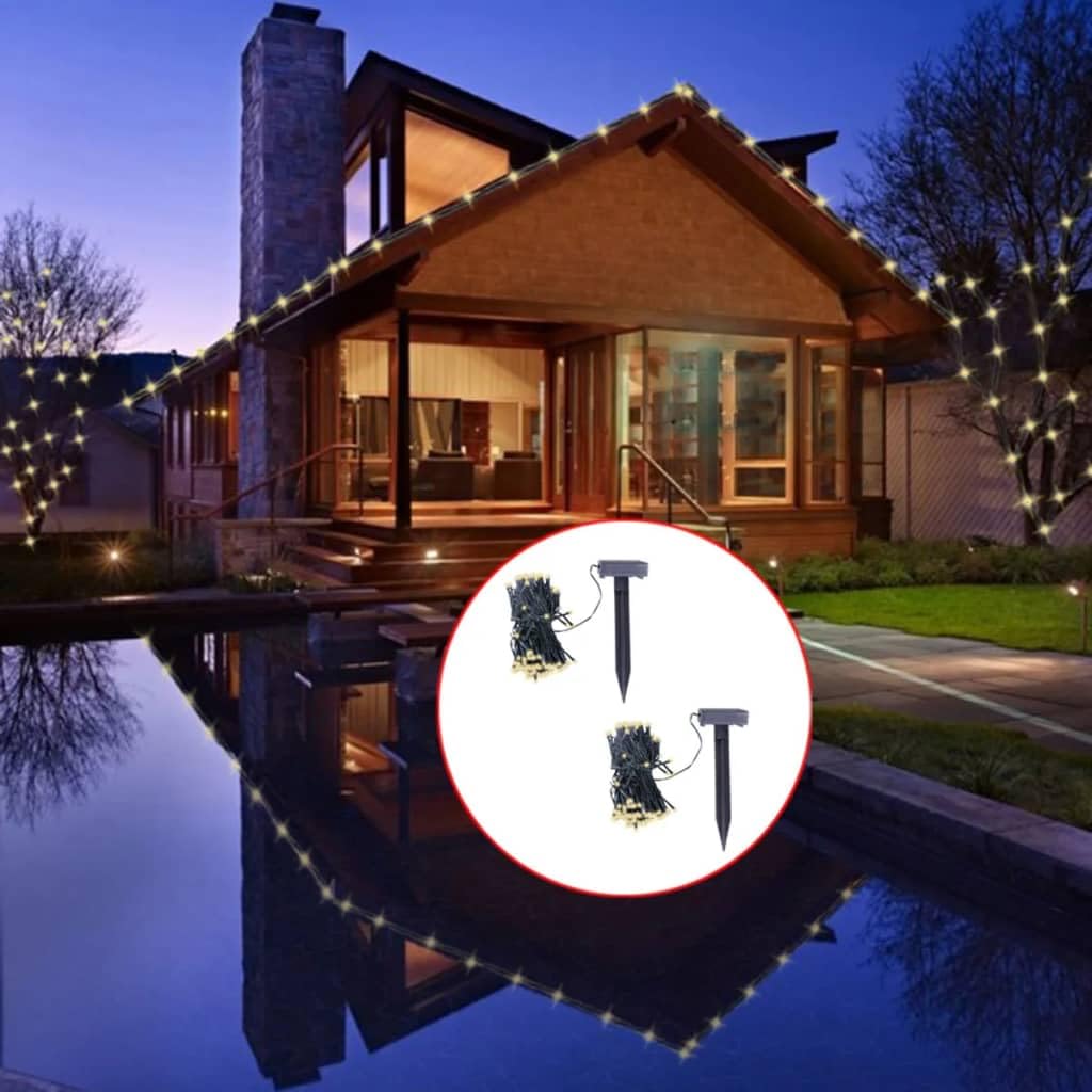 Vidaxl Led String Lights - Warm White Fairy Lights For Indoor/Outdoor Holiday Decoration, Model 274770, Perfect For Parties And Christmas Trees