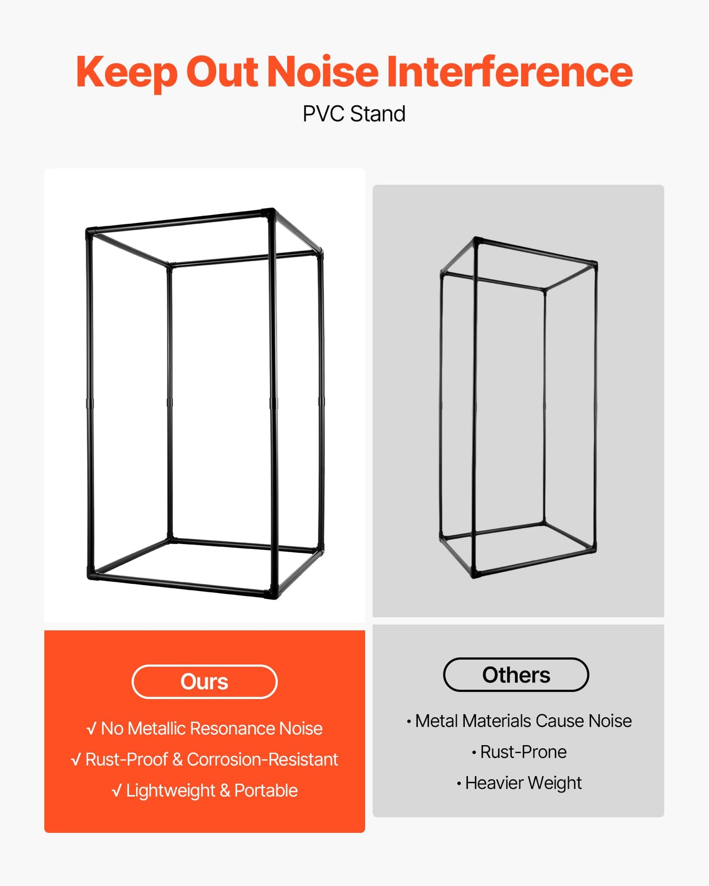 Vevor Portable Vocal Booth, 6.56 Ft Height, Portable Recording Studio With Travel Bag, Mobile Tablet Stand, Thickened Soundproof