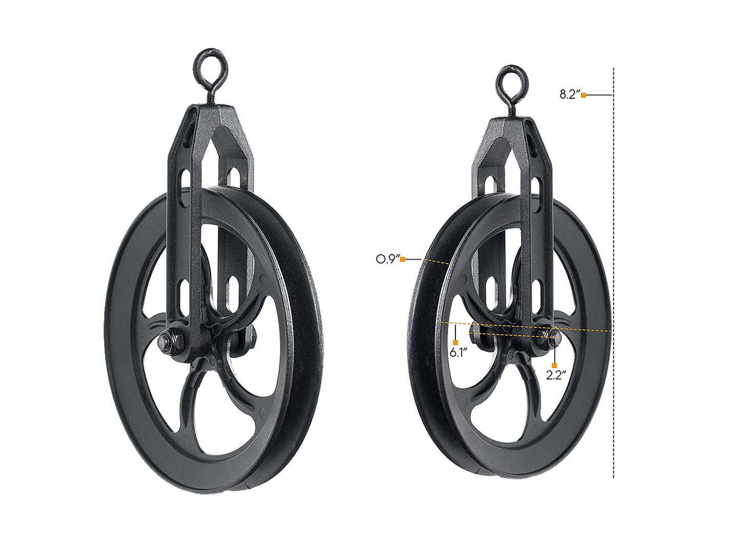 Rustic State Vintage Industrial Farmhouse Pulley Wall Mount Lamp RT132 Black