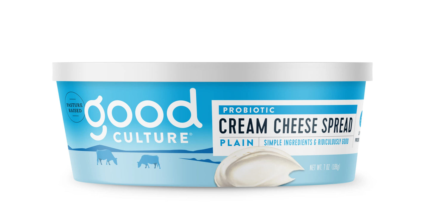 Good Culture Pasture Raised Plain Cream Cheese, 7 oz