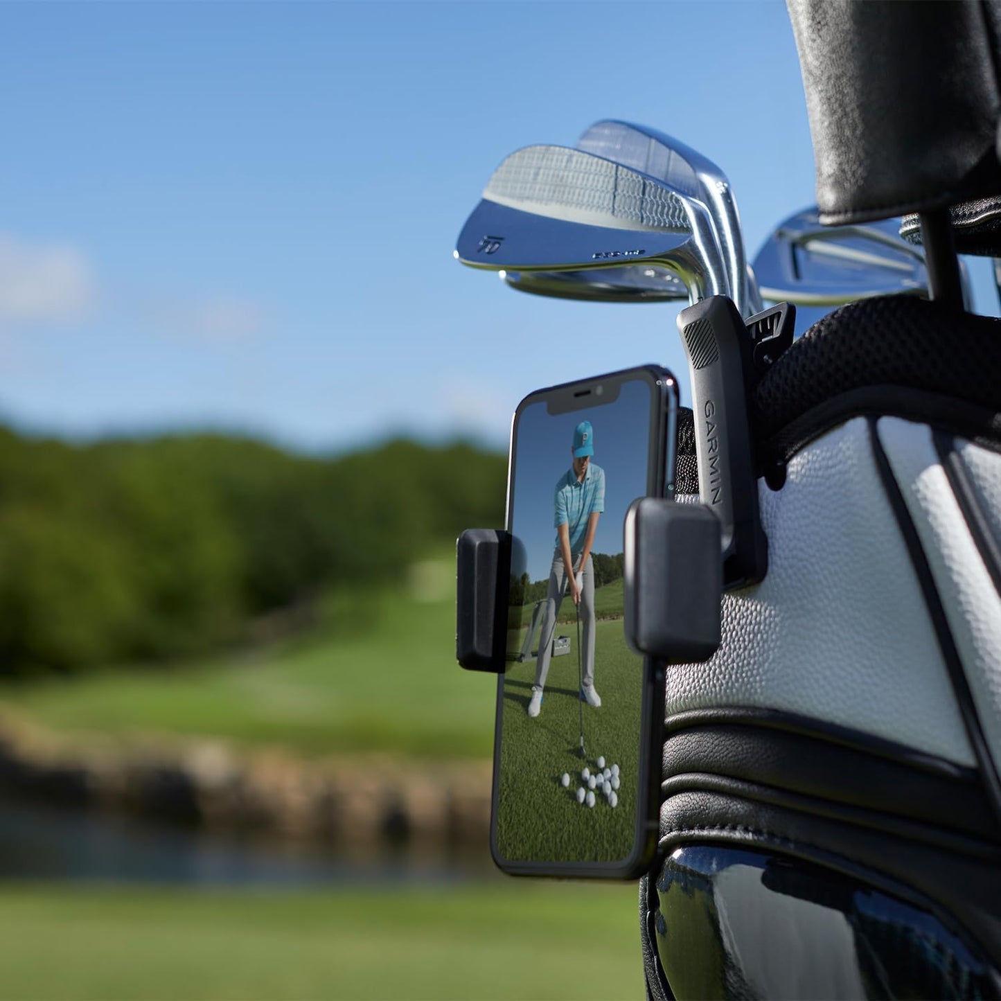 Garmin Approach R10 Portable Golf Launch Monitor | Take Your Game Home or Practice at The Driving Range | Track Metrics, Record Video or Play 43,000+ Courses with Signature Series Gift Bundle