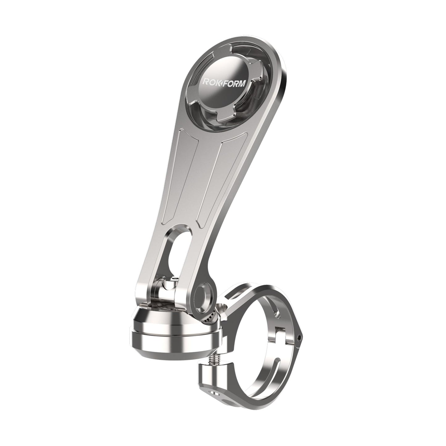 Rokform - Motorcycle Handlebar Phone Mount, Mounts To Any Handlebar From 7/8 To 1.5 (22.2Mm-38.1Mm), Secures Using Roklock Twist