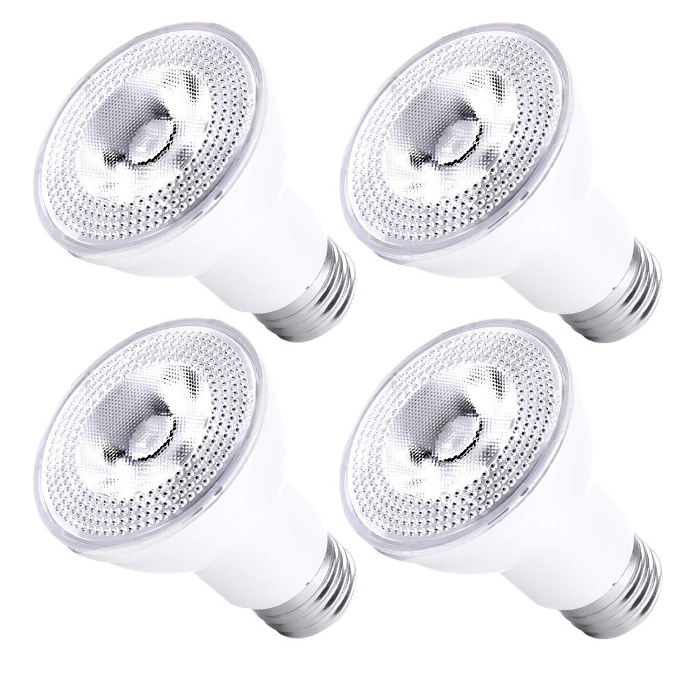 Par20 Led Bulbs 3000K Warm White Dimmable Flood 7W(50W Halogen Equivalent) E26 40 Degree Spot Light for Indoor Track Recessed Li