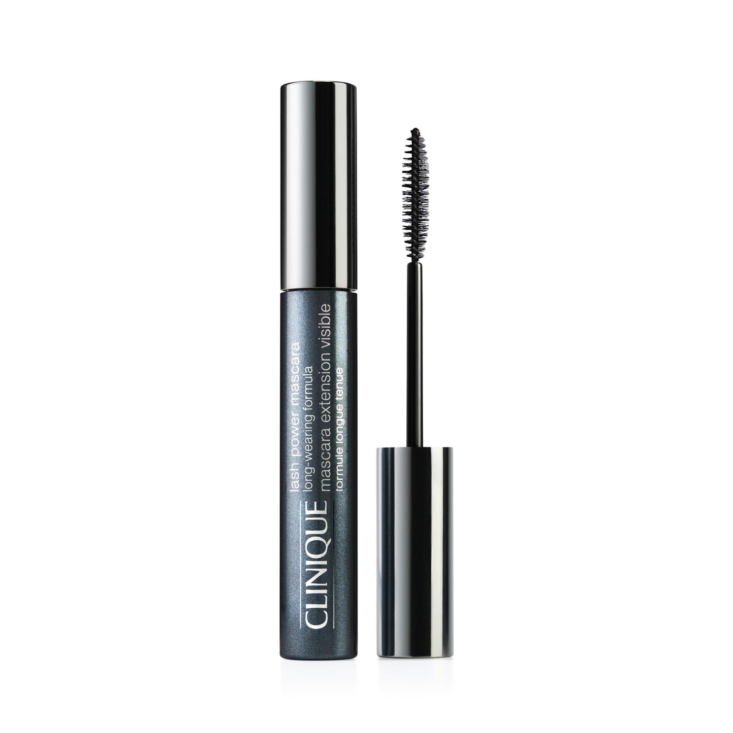 Clinique Lash Power Tubing Mascara Long-Wearing Formula | Lengthening, Smudge-Proof + Safe for Sensitive Eyes, Black Onyx, 0.21