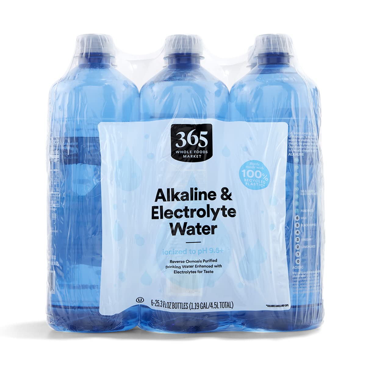 365 by Whole Foods Market  Alkaline & Electrolyte Water  6 Pack