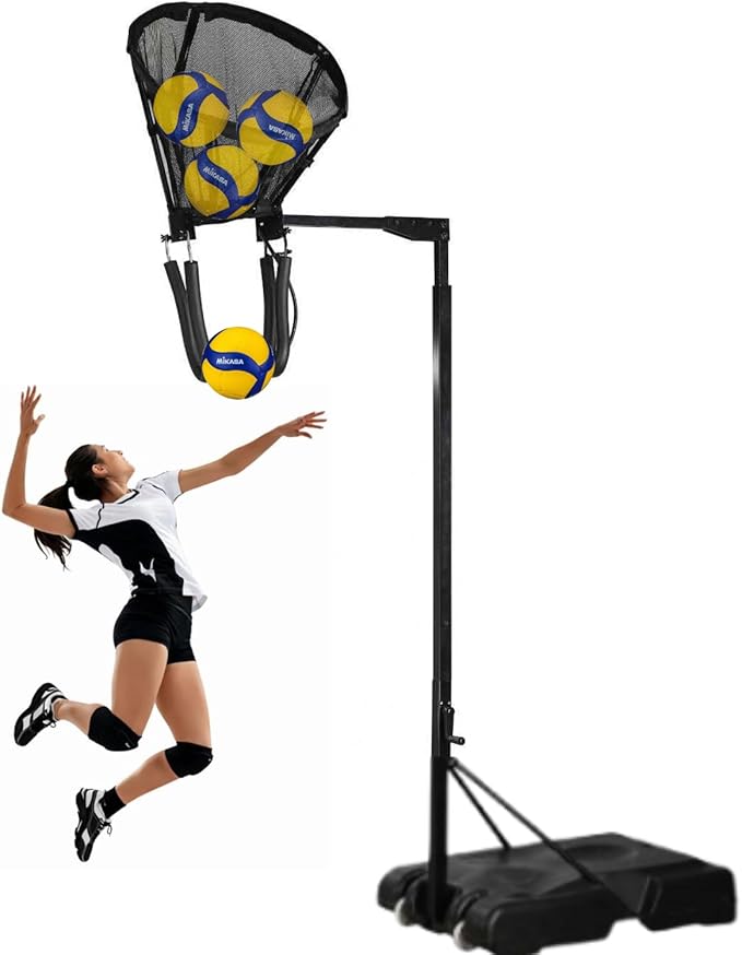 Volleyball Spike Trainer for Home Training Equipment | Volleyball Hitting Trainer Machine | Volleyball Holder for Hitting...