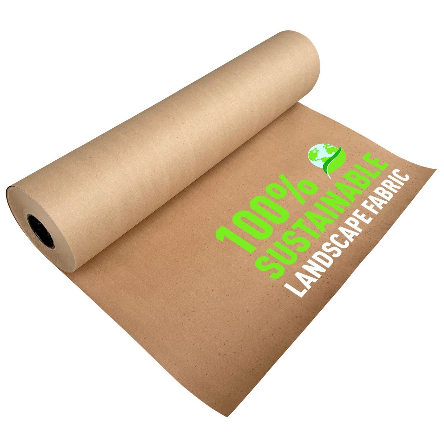 Sandbaggy Biodegradable Landscape Fabric - Garden Paper for Weeds - Paper Mulch Rolls - Made in America (2 ft x 475 ft, 25)