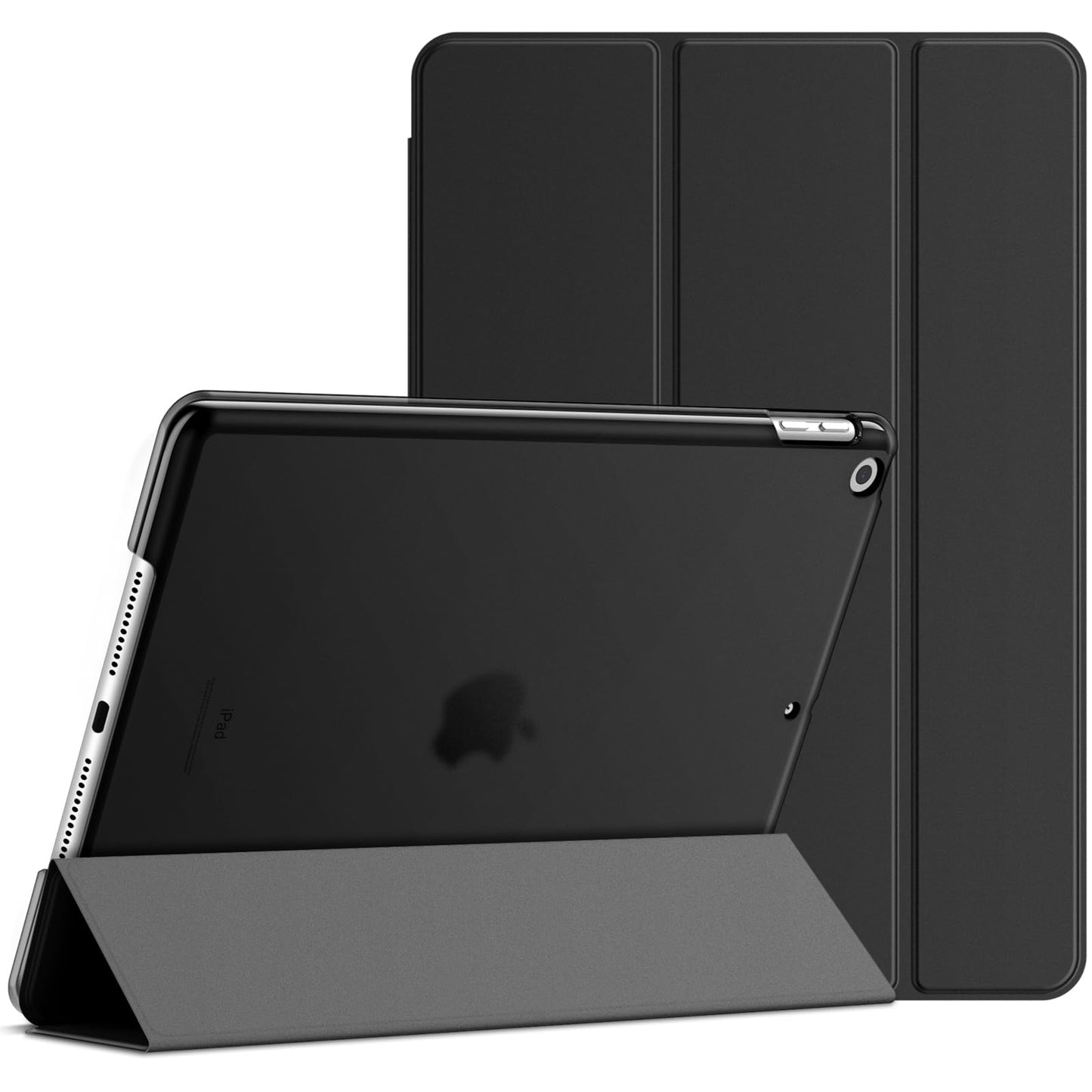 Jetech Case For Ipad 10.2-Inch (2021/2020/2019 Model, 9/8/7 Generation), Auto Wake/Sleep Cover (Black)