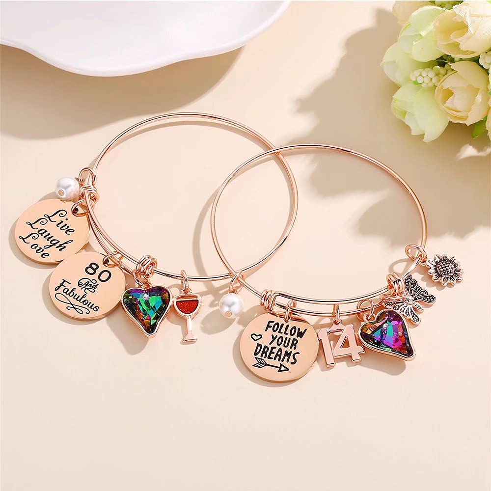 Ursteel 21st Birthday Gifts for Girls, Sweet 21 Gifts for Teen Girl Friend Female Sister Daughter Turning Twenty-One Fabulous Bi