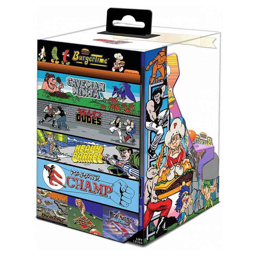 MY ARCADE Data East Hits Pico Player - Game for Kids and Adults, 3.75" Tiny Arcade Machine with 108 Retro Games, 2" Screen, Purple, Small
