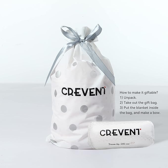 CREVENT 30''X40'' Soft Breathable Cozy Plush FleeceBaby Boys for Infants Toddlers' Bedding Crib Cot Stroller, Baby Shower Birthday Newborn's Gift - Lightning