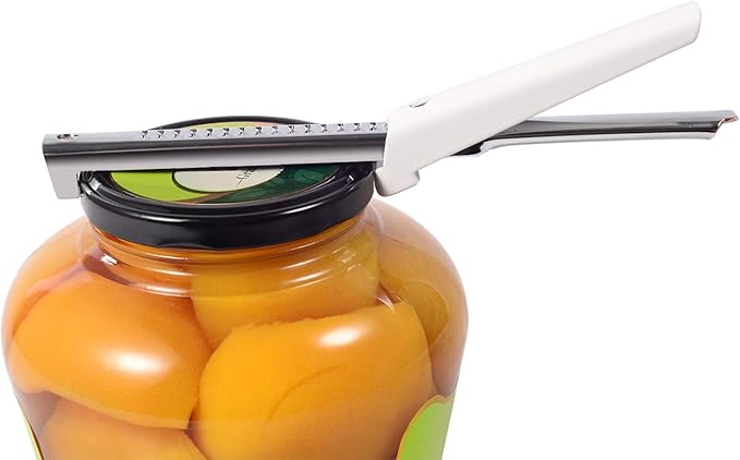 Kichwit Adjustable Jar Opener for Arthritis & Weak Hands & Seniors, Easily Opens 3/8" to 4" Jar and Bottle Lids, Free Bonus Bottle Opener Keychain Included