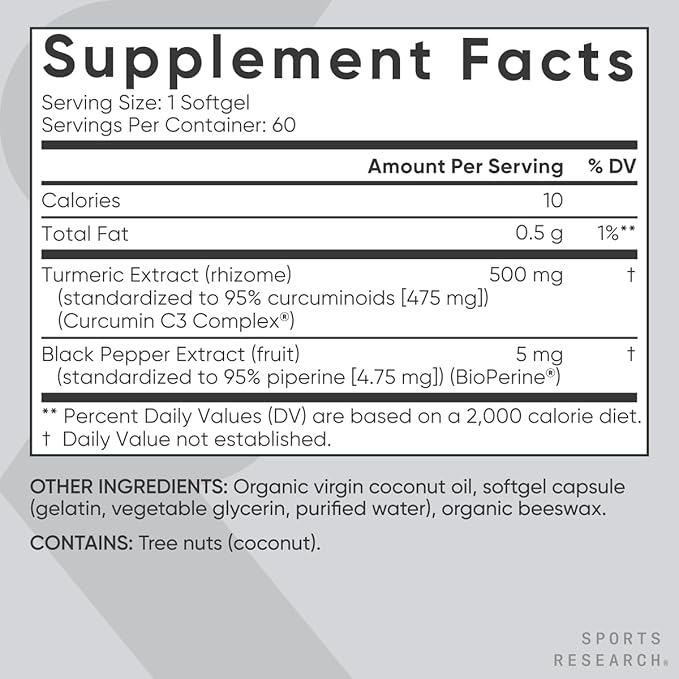 Sports Research High Potency Vegan Vitamin C Supplement for Antioxidant Activity, Turmeric Curcumin C3 Complex & Colostrum Powder - Nutrient Dense Superfood for Adults